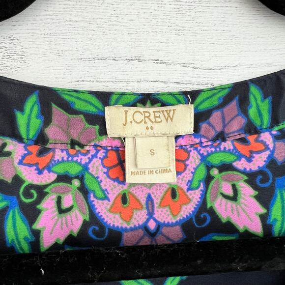 J. Crew Pink and Black Mandala Print Sleeveless Blouse Size S - Picture 5 of 7